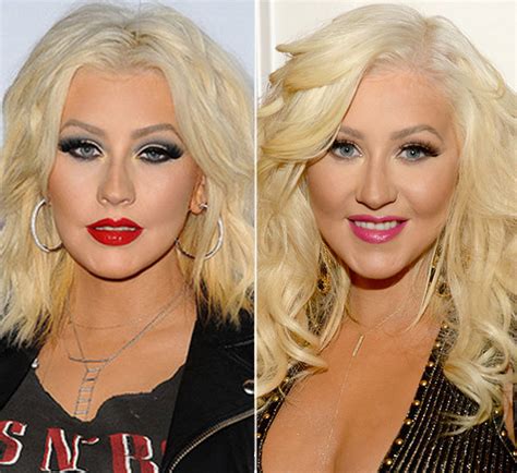 Plastic surgeons detail how Christina Aguilera is in her。